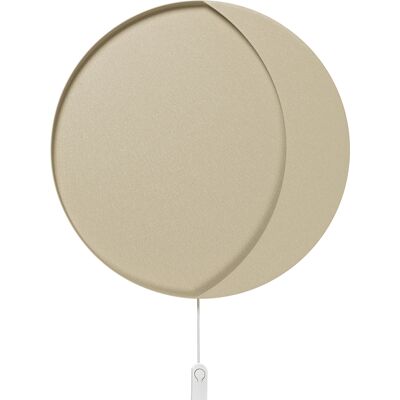 Ferm Living - Applique avec prise Neba - Beige - Fer - Publicité Ferm Living - Applique avec prise Neba - Beige - Fer - Publicité