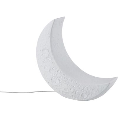 Seletti - Lampe de table My moon - Blanc - Porcelaine - Designer Marcantonio - Publicité Seletti - Lampe de table My moon - Blanc - Porcelaine - Designer Marcantonio - Publicité