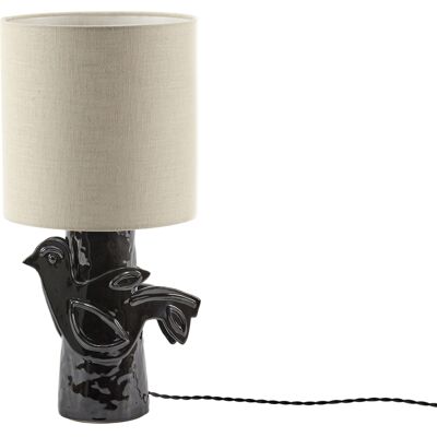 Lampe de table Serax Paloma - Céramique artisanale, motif de colombe - Publicité Lampe de table Serax Paloma - Céramique artisanale, motif de colombe - Publicité