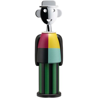 Alessi - Tire-bouchon Mendini - Multicolore - Biocomposite AlkiPaper - Designer Fulvia Mendini - Publicité Alessi - Tire-bouchon Mendini - Multicolore - Biocomposite AlkiPaper - Designer Fulvia Mendini - Publicité