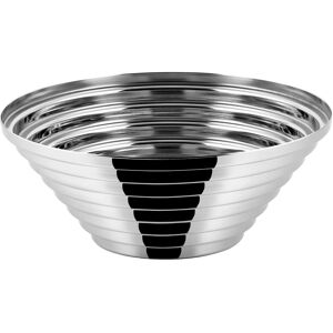 Alessi - Corbeille Archivio - Argent - Acier inoxydable poli - Designer Giulio Confalonieri - Publicité Alessi - Corbeille Archivio - Argent - Acier inoxydable poli - Designer Giulio Confalonieri - Publicité