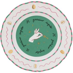 Bitossi Home - Assiette à dessert Pangea - Vert - Porcelaine - Designer Pangea - Publicité Bitossi Home - Assiette à dessert Pangea - Vert - Porcelaine - Designer Pangea - Publicité