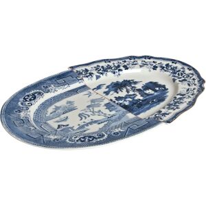 Seletti Diomira Oval - Bleu - Motifs Traditionnels - Assiette - Publicité Seletti Diomira Oval - Bleu - Motifs Traditionnels - Assiette - Publicité