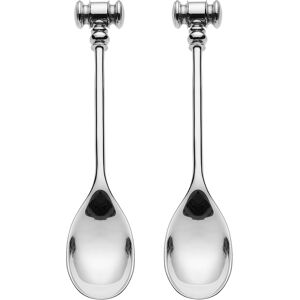 Alessi - pour aufs à la coque Lot de 2 Dressed - Métal - Acier inoxydable - Designer Marcel Wanders - Publicité Alessi - pour aufs à la coque Lot de 2 Dressed - Métal - Acier inoxydable - Designer Marcel Wanders - Publicité