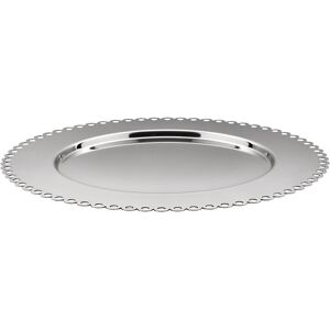 Alessi - Sous-assiette Tornitore matto - Métal - Acier inoxydable 18, 10 - Designer Nika Zupanc - Publicité Alessi - Sous-assiette Tornitore matto - Métal - Acier inoxydable 18, 10 - Designer Nika Zupanc - Publicité