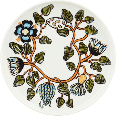 Marimekko - Assiette Tiara - Multicolore - Grès - Designer Erja Hirvi - Publicité Marimekko - Assiette Tiara - Multicolore - Grès - Designer Erja Hirvi - Publicité
