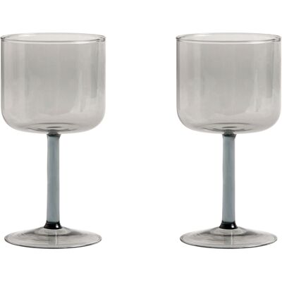 Hay - Verre à vin tint - Gris - Verre borosilicaté - Publicité Hay - Verre à vin tint - Gris - Verre borosilicaté - Publicité
