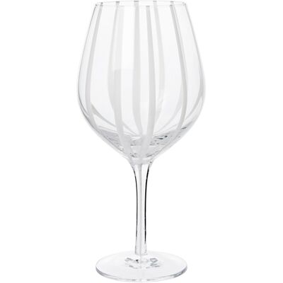 Verre à vin blanc à rayures - Broste Copenhagen - 65cl - Publicité Verre à vin blanc à rayures - Broste Copenhagen - 65cl - Publicité