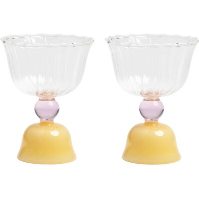 Verres Tulipe de k Amsterdam - Eau en Borosilicate, 2 pièces - Publicité Verres Tulipe de k Amsterdam - Eau en Borosilicate, 2 pièces - Publicité