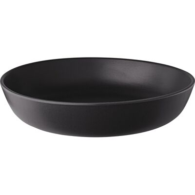 Eva Trio - Assiette creuse Nordic Kitchen - Noir - Grès - Designer The Tools - Publicité Eva Trio - Assiette creuse Nordic Kitchen - Noir - Grès - Designer The Tools - Publicité