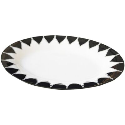 Assiette Daria Maison Sarah Lavoine - Céramique Chic Ethnique 45x31cm - Publicité Assiette Daria Maison Sarah Lavoine - Céramique Chic Ethnique 45x31cm - Publicité
