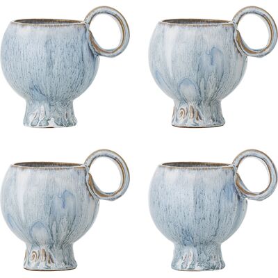 Bloomingville - Tasse Avonlea - Bleu - Grès - Publicité Bloomingville - Tasse Avonlea - Bleu - Grès - Publicité