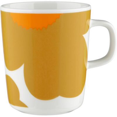 Marimekko - Mug Unikko - Orange - Grès - Designer Maija Isola - Publicité Marimekko - Mug Unikko - Orange - Grès - Designer Maija Isola - Publicité