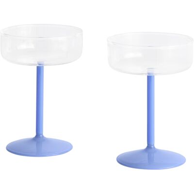 Hay - Coupe à dessert tint - Bleu - Verre borosilicaté - Publicité Hay - Coupe à dessert tint - Bleu - Verre borosilicaté - Publicité
