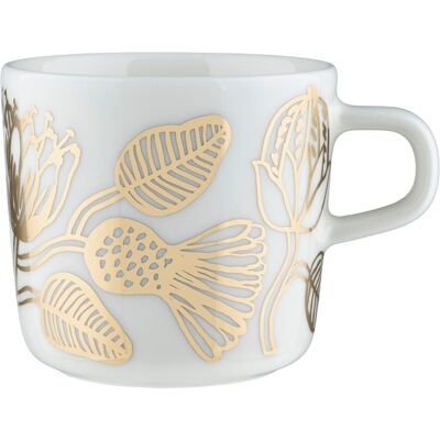 Marimekko - Tasse Tiara - Or - Grès - Designer Maija Isola - Publicité Marimekko - Tasse Tiara - Or - Grès - Designer Maija Isola - Publicité
