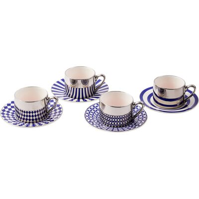 POLSPOTTEN - Tasse à espresso Aunty - Bleu - Porcelaine - Publicité POLSPOTTEN - Tasse à espresso Aunty - Bleu - Porcelaine - Publicité