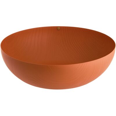 Alessi - Coupe Veneer - Marron - Acier inoxydable - Designer Patricia Urquiola - Publicité Alessi - Coupe Veneer - Marron - Acier inoxydable - Designer Patricia Urquiola - Publicité
