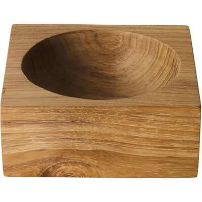 HK LIVING - Vide-poche Teak - Bois naturel - Teck massif - Publicité HK LIVING - Vide-poche Teak - Bois naturel - Teck massif - Publicité