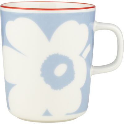 Marimekko - Mug Unikko - Bleu - Grès - Designer Maija Isola - Publicité Marimekko - Mug Unikko - Bleu - Grès - Designer Maija Isola - Publicité