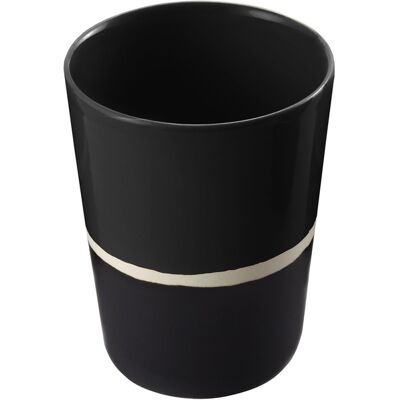 Maison Sarah Lavoine Sicilia Nero Verre en Céramique - Publicité Maison Sarah Lavoine Sicilia Nero Verre en Céramique - Publicité