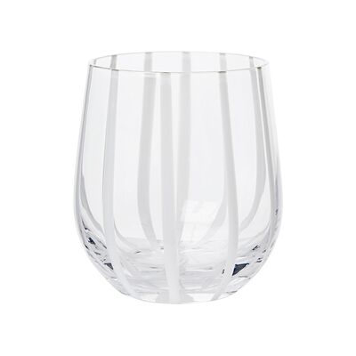 Set de verres Broste Copenhagen - Rayures blanches - 35cl - Publicité Set de verres Broste Copenhagen - Rayures blanches - 35cl - Publicité