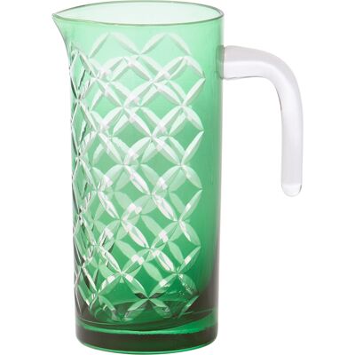 POLSPOTTEN - Carafe Cutting - Vert - Verre - Publicité POLSPOTTEN - Carafe Cutting - Vert - Verre - Publicité