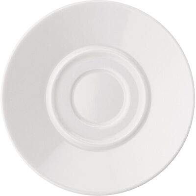 Alessi - Soucoupe La Bella Tavola - Blanc - Porcelaine fine - Designer Ettore Sottsass - Publicité Alessi - Soucoupe La Bella Tavola - Blanc - Porcelaine fine - Designer Ettore Sottsass - Publicité