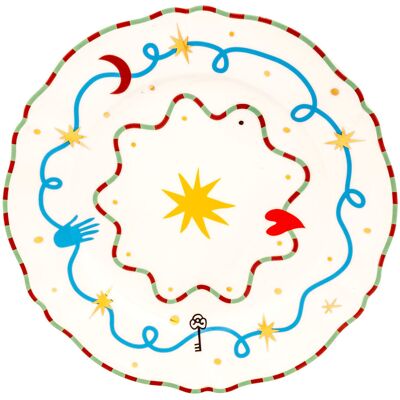 Bitossi Home - Assiette de présentation Pangea - Multicolore - Porcelaine - Designer Pangea - Publicité Bitossi Home - Assiette de présentation Pangea - Multicolore - Porcelaine - Designer Pangea - Publicité