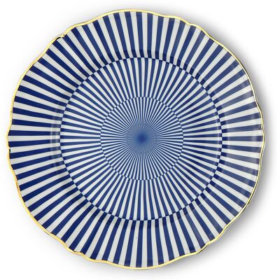 Bitossi Home - Assiette de Service - Bleu - Porcelaine - La Tigre - Assiette Plate - Publicité Bitossi Home - Assiette de Service - Bleu - Porcelaine - La Tigre - Assiette Plate - Publicité