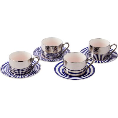 POLSPOTTEN - Tasse à café Aunty - Bleu - Porcelaine - Publicité POLSPOTTEN - Tasse à café Aunty - Bleu - Porcelaine - Publicité