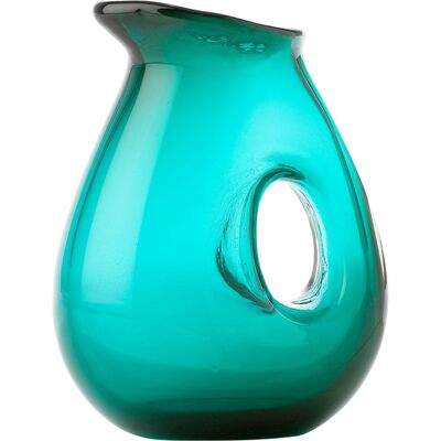 POLSPOTTEN - Carafe Jug - Vert - Verre soufflé bouche - Designer Pols Potten Studio - Publicité POLSPOTTEN - Carafe Jug - Vert - Verre soufflé bouche - Designer Pols Potten Studio - Publicité