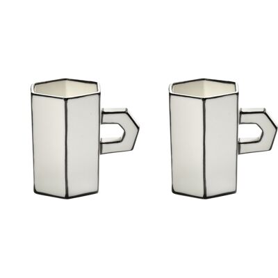 Serax - Tasse à café Carte Blanche - Blanc - Porcelaine - Designer Annebet Philps - Publicité Serax - Tasse à café Carte Blanche - Blanc - Porcelaine - Designer Annebet Philps - Publicité