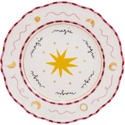 Bitossi Home - Assiette Pangea - Rouge - Porcelaine - Designer Pangea - Publicité Bitossi Home - Assiette Pangea - Rouge - Porcelaine - Designer Pangea - Publicité