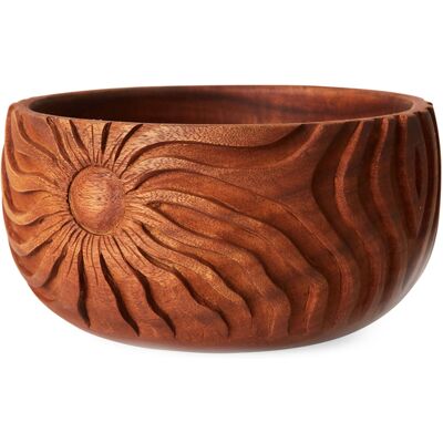 HK LIVING - Coupe Wooden - Marron - Acajou massif - Publicité HK LIVING - Coupe Wooden - Marron - Acajou massif - Publicité