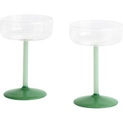 Hay - Coupe à dessert tint - Vert - Verre borosilicaté - Publicité Hay - Coupe à dessert tint - Vert - Verre borosilicaté - Publicité