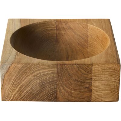 HK LIVING - Vide-poche Teak - Bois naturel - Teck massif - Publicité HK LIVING - Vide-poche Teak - Bois naturel - Teck massif - Publicité