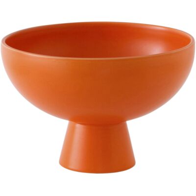 Raawii Modèle Strøm Grand Bol - Orange vif - Publicité Raawii Modèle Strøm Grand Bol - Orange vif - Publicité