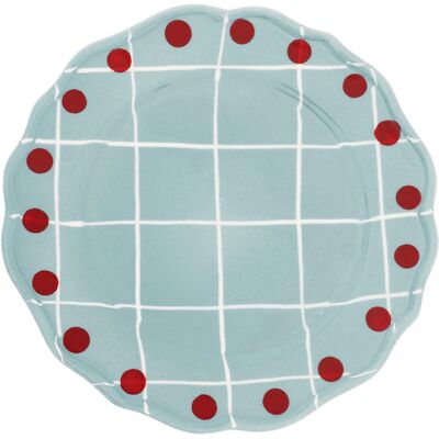 Bitossi Home - Assiette Quadri - Bleu - Porcelaine - Publicité Bitossi Home - Assiette Quadri - Bleu - Porcelaine - Publicité