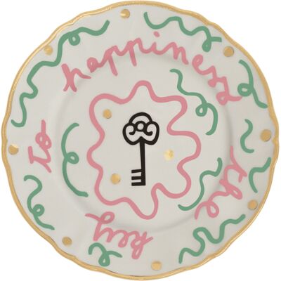 Bitossi Home - Assiette Pangea en porcelaine multicolore - 16,5cm - Dessert - Publicité Bitossi Home - Assiette Pangea en porcelaine multicolore - 16,5cm - Dessert - Publicité