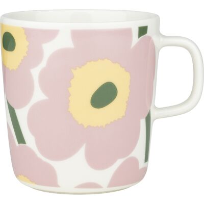 Marimekko - Mug Unikko - Rose - Grès - Designer Maija Isola - Publicité Marimekko - Mug Unikko - Rose - Grès - Designer Maija Isola - Publicité