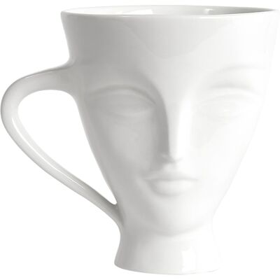 Jonathan Adler - Mug Muse - Blanc - Porcelaine - Designer Jonathan Adler - Publicité Jonathan Adler - Mug Muse - Blanc - Porcelaine - Designer Jonathan Adler - Publicité