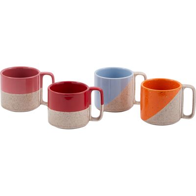 POLSPOTTEN - Tasse Stacking - Multicolore - Céramique - Publicité POLSPOTTEN - Tasse Stacking - Multicolore - Céramique - Publicité