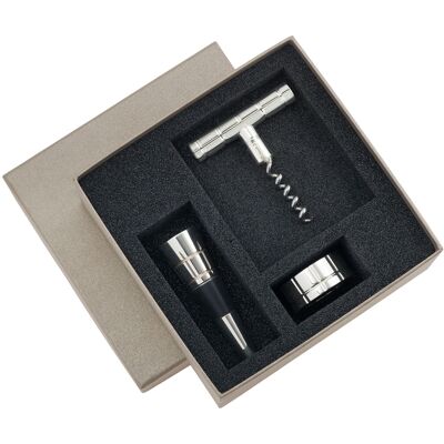 Christofle - Coffret Graphik - Métal - Métal argenté - Designer Studio Christofle - Publicité Christofle - Coffret Graphik - Métal - Métal argenté - Designer Studio Christofle - Publicité