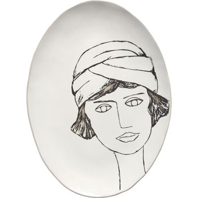 Serax - Assiette de présentation La Mère - Blanc - Grès - Designer Marie Michielssen - Publicité Serax - Assiette de présentation La Mère - Blanc - Grès - Designer Marie Michielssen - Publicité