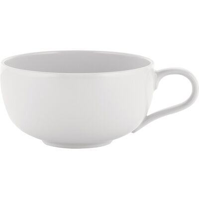 Alessi - Tasse à thé La Bella Tavola - Blanc - Porcelaine fine - Designer Ettore Sottsass - Publicité Alessi - Tasse à thé La Bella Tavola - Blanc - Porcelaine fine - Designer Ettore Sottsass - Publicité