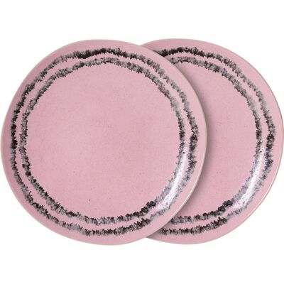 HK LIVING - Assiette à dessert 70s ceramics - Rose - Grès émaillé - Publicité HK LIVING - Assiette à dessert 70s ceramics - Rose - Grès émaillé - Publicité