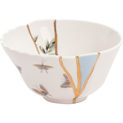 Seletti - Bol Kintsugi - Blanc - Or - Designer Marcantonio - Publicité Seletti - Bol Kintsugi - Blanc - Or - Designer Marcantonio - Publicité