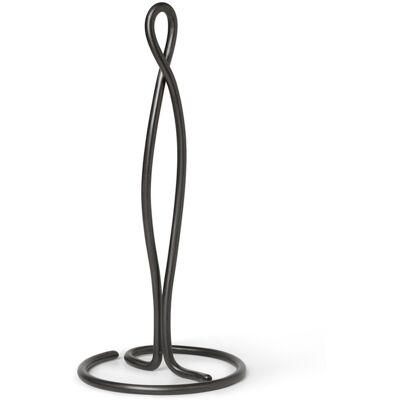 Ferm Living - Porte-rouleau essuie-tout Curvature - Noir - Laiton patiné - Publicité Ferm Living - Porte-rouleau essuie-tout Curvature - Noir - Laiton patiné - Publicité