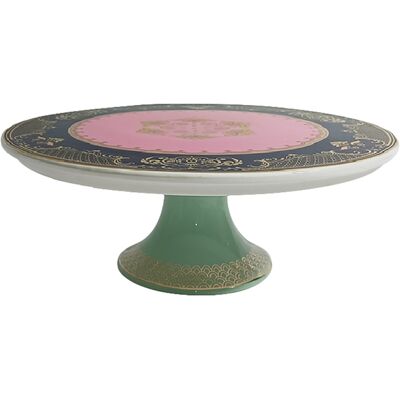 POLSPOTTEN - Plat à gâteau Grandpa - Multicolore - Porcelaine - Publicité POLSPOTTEN - Plat à gâteau Grandpa - Multicolore - Porcelaine - Publicité