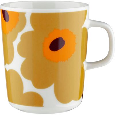Marimekko - Mug Unikko - Orange - Grès - Designer Maija Isola - Publicité Marimekko - Mug Unikko - Orange - Grès - Designer Maija Isola - Publicité